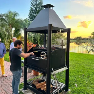 Tagwood BBQ Argentine Santa Maria Style Wood Fire & Charcoal Gaucho Grill | BBQ02SIB