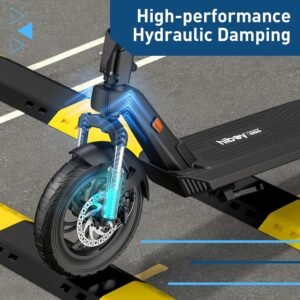 Hiboy X300 Electric Scooter, 700W Peak Motor, 12" Pneumatic Tires, 23 Mph & 38 Miles Range, Folding Commuter Electric Scooter for Adults - Image 4