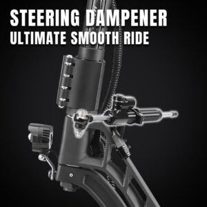 M YUME SCOOTER Hawk Dual Motor Electric Scooters for Adults 2400W 43MPH 43Miles Long Rang E-Scooter - Image 11